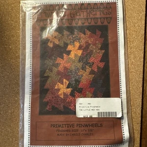 Primitive Pinwheels Quilt Pattern & Template by Primitive Gatherings PRI946 - Picture 1 of 2