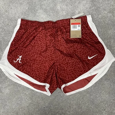 Alabama Crimson Tide Shorts Womens Large Red White NCAA Football Nike Dri-Fit - Image 1 of 4