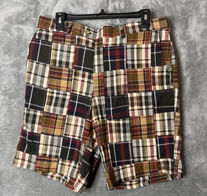 Peter Millar Gr. 34 100% Baumwolle Madras Patchwork leichte Freizeit Shorts - Bild 1 von 7