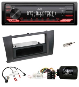 JVC DAB Lenkrad Bluetooth USB Autoradio für Suzuki Swift 2005-2010 - Bild 1 von 9
