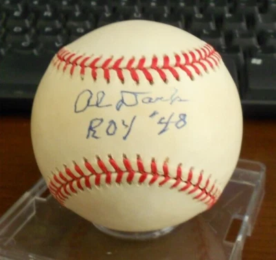 Alvin Al Dark AUTÓGRAFO ONLB Inscr de béisbol "ROY 48" TriStar Giants Braves 7068 Foto 1 de 4