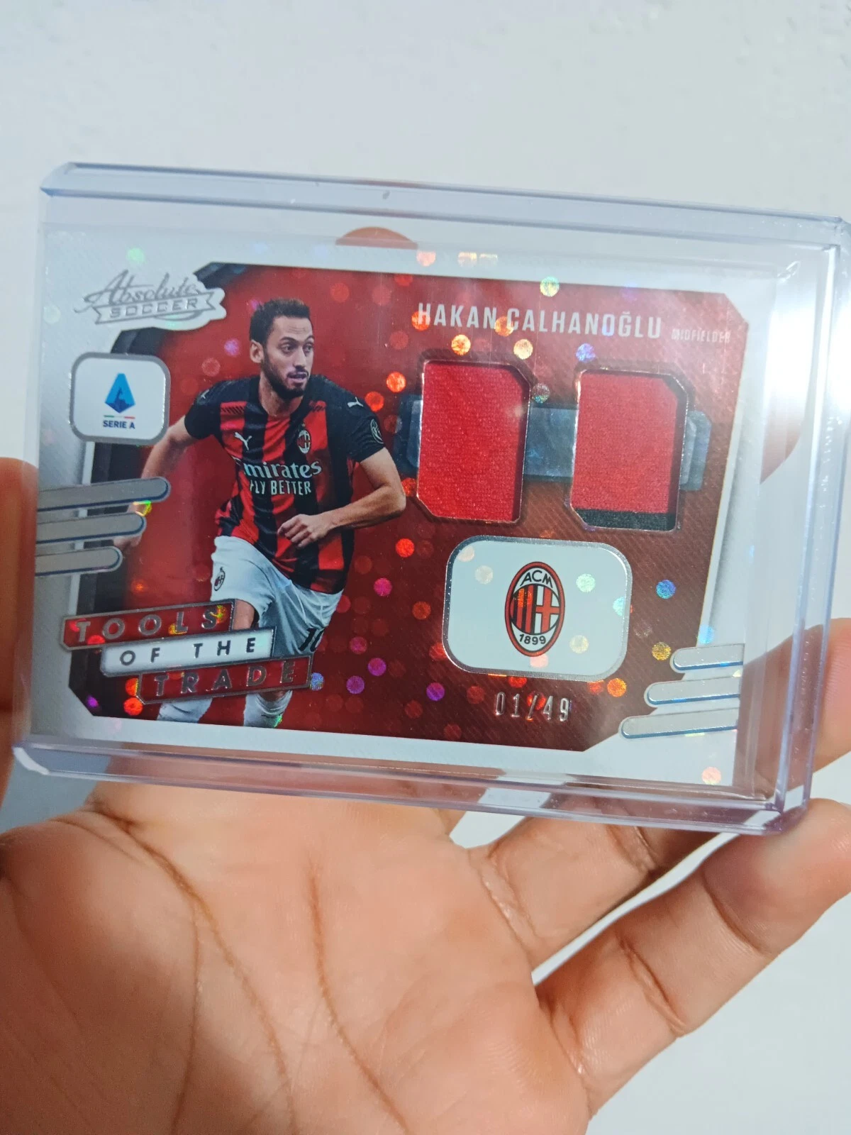 2020-2021 panini chronicles tools of the trade Hakan Calhanoglu Milan 1/49