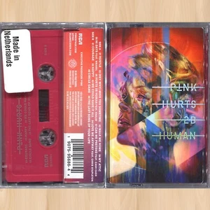 RED CASSETTE---- P!NK Hurts 2B Human UO EXCLUSIVE TAPE Love Me Anyway PINK 0123 - Picture 1 of 2
