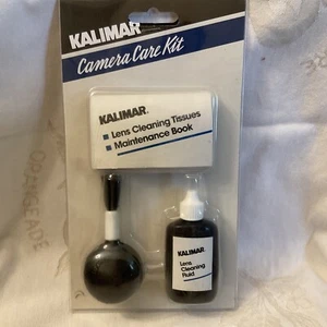 VINTAGE KALIMAR ELECTRONIC CLEANING CAMERA CARE KIT Brush Fluid Tissue Booklet - Picture 1 of 5