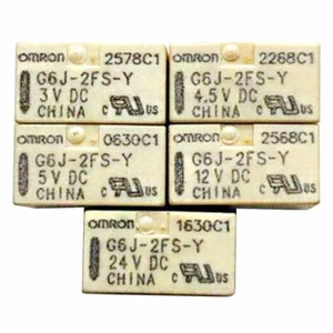 Relé Omron G6J-2FS-Y-3VDC 4.5VDC G6J-2FS-5VDC G6J-2FS-Y-12VDC 24VDC 8 pines - Imagen 1 de 3