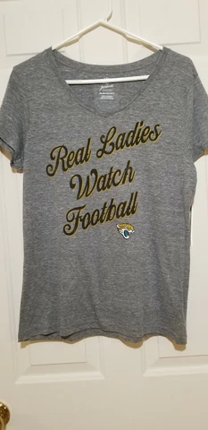 Jacksonville Jaguars Junior Women's Real Ladies Watch Football (XL 15-17) tshirt Cover