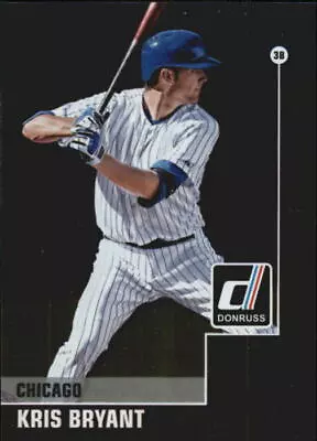 KRIS BRYANT ~ 2015 Donruss Baseball Preferred Bronze Insert Card #40   - Image 1 of 2