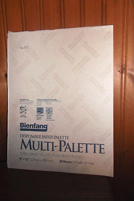 Papel Multipaleta Desechable Bienfang 9" x 12"- 36 Hojas Foto 1 de 3