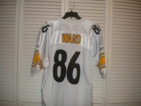 PITTSBURGH STEELERS HINEA WARD # 86 FOOTBALL JERSEY Cover