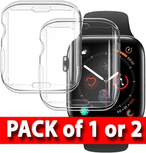 Case For Apple Watch Series 9/8/7/6/5/4/3/SE iWatch Screen Protector 360 Cover - Picture 1 of 19