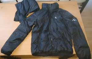 Calvin Klein Essentials Down Jacket Daunenjacke Herren Größe S Jacke - Picture 1 of 7