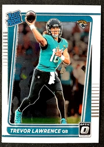Donruss Optic 2021 Trevor Lawrence clasificación novato radiocontrol Jacksonville Jaguars #201 - Imagen 1 de 2