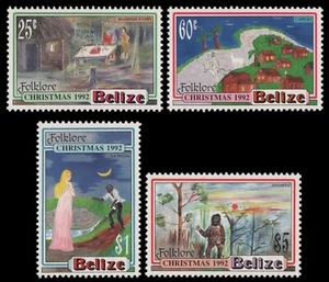 Belice 1992 - Mi-N.o 1098-1101 ** - Estampillada sin montar o nunca montada - Navidad / Navidad - Imagen 1 de 1
