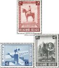 Belgique 989-991 (complète edition) oblitéré 1954 monument national
