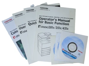 Toshiba 451c 351c 281c Series Operators Manuals, User Guide & e-Studio Software - Picture 1 of 9