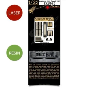 HGW 1/32 scale Arado Ar 196 Seatbelts & Seats for Revell - 132564 - Picture 1 of 3