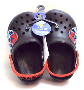 Crocs Kids Classic Clogs Shoes Size (J)1 LED Light Up Disney Star Wars Age 6.5