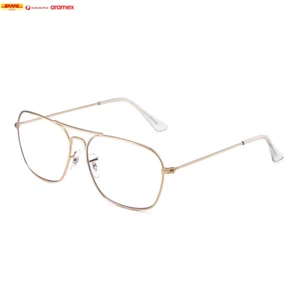 Aviator Computer Blue Light Blocking Glasses Square Eye Protect Video Eyeglasses - Picture 1 of 12