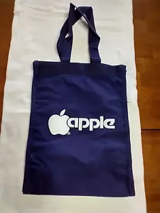 Vintage Apple Computer Tote Bag Promotional Premium Canvas - Picture 1 of 15