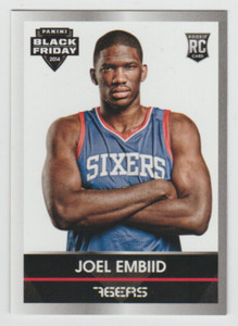 JOEL EMBIID 76ers 2014-15 Panini Black Friday Rookie Portraits #12 SP RC Sweet