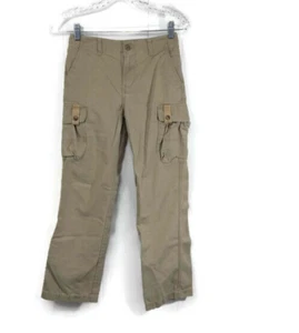 Chaps Boys 10 Tan Cargo Pants 100% Cotton - Picture 1 of 6