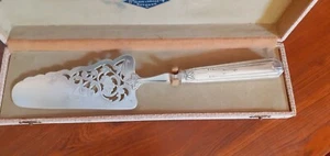 Pelle à dessert métal argenté Art Déco - Picture 1 of 5