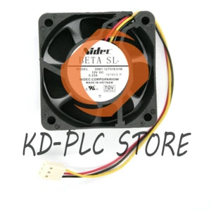 New D06T-12TS16 01B 6025 DC 12V 0.23A 6cm 3-pin cooling fan - Picture 1 of 3