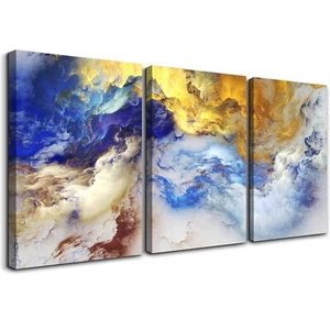Abstract Wall Art for Living Room office Wall Artworks Bedroom Decoration, 3 ... - Picture 1 of 7