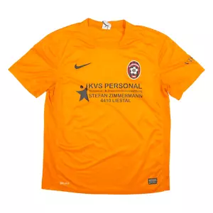 NIKE AC Rossoneri Mens Football Shirt Jersey Orange L - Picture 1 of 6