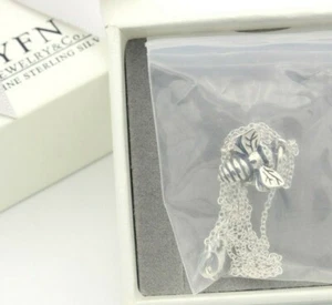 YFN Damen Halskette 925 Sterling Silber Anhänger Biene 45 cm (c) - Bild 1 von 1