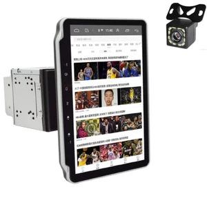 Autoradio Stereo MP5 Player 10,1 Zoll 2DIN Touchscreen GPS Navi WiFi mit 12LED Cam - Bild 1 von 12