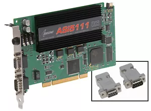 AudioScience ASI5111 F0 Broadcast ausgewogene analoge Soundkarte mit Mikrofonvorverstärker & DB9 - Bild 1 von 7