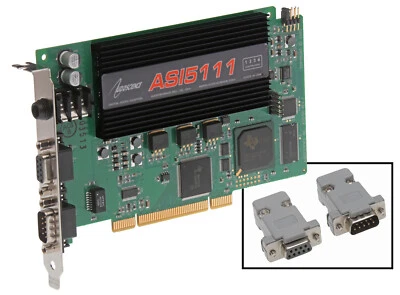 AudioScience ASI5111 F0 Broadcast Balanced Analog Sound Card w/ Mic Preamp & DB9 - Image 1 of 4