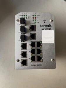 JETNET 5010G Commutateur Ethernet Korenix, 10 ports, industriel - Photo 1/4