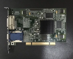 Matrox Millennium G450 32MB 64-bit DDR PCI Video Card #7003-0301 Rev.A *DVI+VGA - Picture 1 of 4