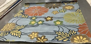 BLUE / MULTI 8'-0" x 8'-0" Hole in Rug, Reduced Price 1172679531 SOH738B-8SQ - Picture 1 of 4