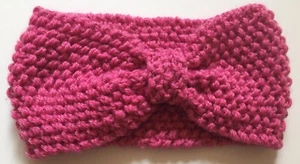 New! Ear Warmer Cable Knit Womens Ladies Girls Pink Custom Made - Picture 1 of 5