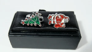 Gemelos P.D Man Navidad Papá Noel y Árbol En Caja De Colección Elegante Regalo de Navidad - Imagen 1 de 4