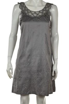 Vestido para mujer Calypso St Barth talla S gris estaño cambio por encima de la rodilla sin mangas Foto 1 de 4