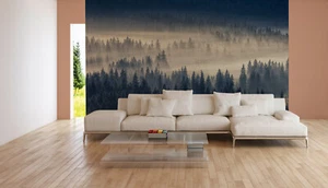 Vlies Fototapete Digitaldruck Forest In Fog Nebelwald 350 x 255 cm DD123524 - Bild 1 von 2