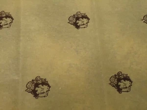 BETTY BOOP "wink" TISSUE PAPER Hand Stamped Great for gift giving, crafts or art - Picture 1 of 2