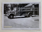 Photo vintage camion à moteur d'incendie 3x5 N&W North Muskegon MI FD 1936 Gen'l Detroit