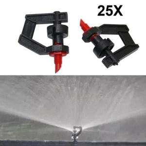 25 Pezzi - Micro Irrigatore Completo 360° Sistema Irrigazione Irrigazione Poly Tube - Foto 1 di 11