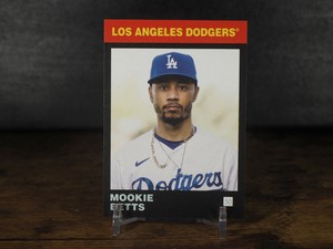 MOOKIE BETTS - 2021 Topps 582 Montgomery Club Set 5 #15 Los Angeles Dodgers