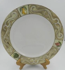 American Atelier San Marco #5114 Stoneware 12-3/8" Round Platter/Chop Plate - Picture 1 of 2