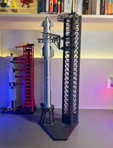 1:200 Spacex Starship Super Heavy S24/B7 with Pylon Rocket Model 72cm/28inch - Picture 1 of 10
