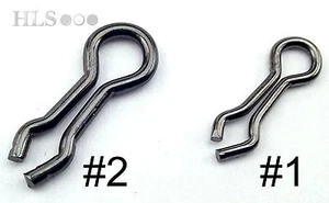 DO IT MOULD LOOPS Nickel plated lead loops sinker mould eyes - HLS tackle [1LN] - Picture 1 of 3
