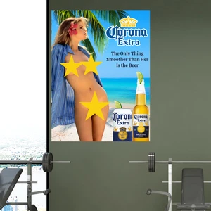 Corona Extra Beer Summer Poster 18x24 Man Cave Bar Decor Mexican Beer Sexy Girl - Picture 1 of 4