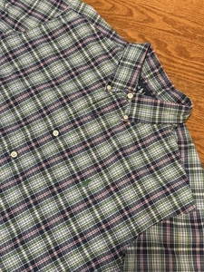 Camisa Polo Ralph Lauren Calce Clásico Con Botones Para Hombres XL Mulit Cuadros Manga Corta - Imagen 1 de 7