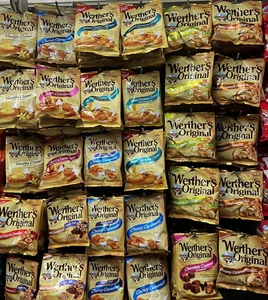 LOTTO 2 Assortimento Varietà Originale Werther's -LOTTO MISTO DI 2 SACCHETTI-Spedizione Veloce! - Foto 1 di 1